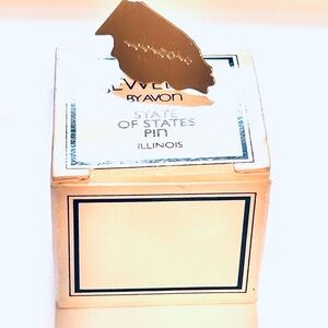 Avon State of States Illinois Pin, Illinois, State Pins, Vintage, Jewelry